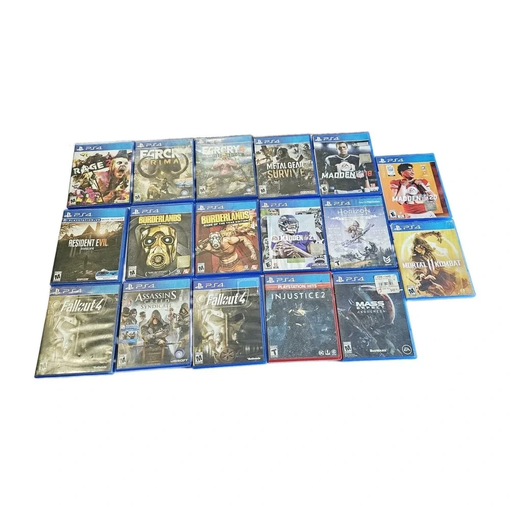 PlayStation 4 PS4Games Bundle Of 17 Various Games Most Have Manuel - Tested Work
